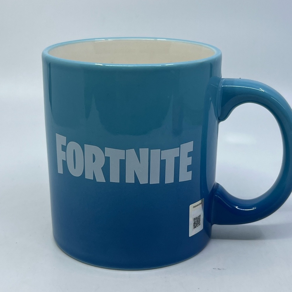 Fortnite Blue Ombré Coffee Mug With Hologram Stickers By Spencer